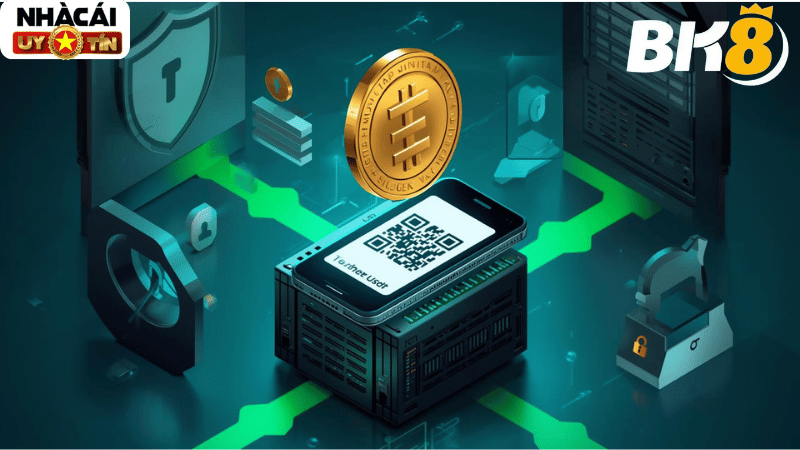 BK8 là nhà cái tiên phong hỗ trợ nạp rút bằng tiền điện tử (USDT), đảm bảo an toàn và bảo mật danh tính tuyệt đối.