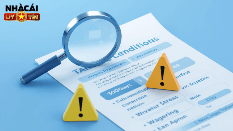 Luôn đọc kỹ điều kiện về vòng cược và thời gian hoàn thành trước khi nhấn nút "Nhận Khuyến Mãi".
