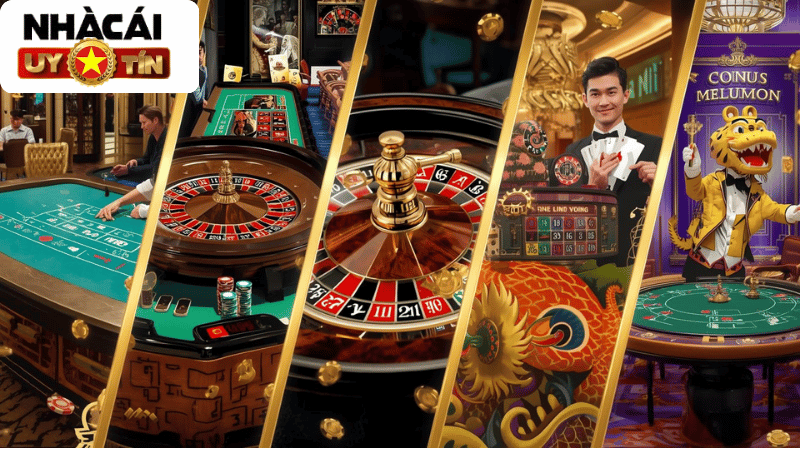 Mỗi nhà cái trong Top 5 đều mang đến một phong cách sảnh chơi riêng biệt, từ Sexy Baccarat đến Casino phong cách Hoàng gia Châu Âu.